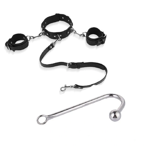 Anal and Elegant Hook 5334 Collar Beaded Cuffs with 0324